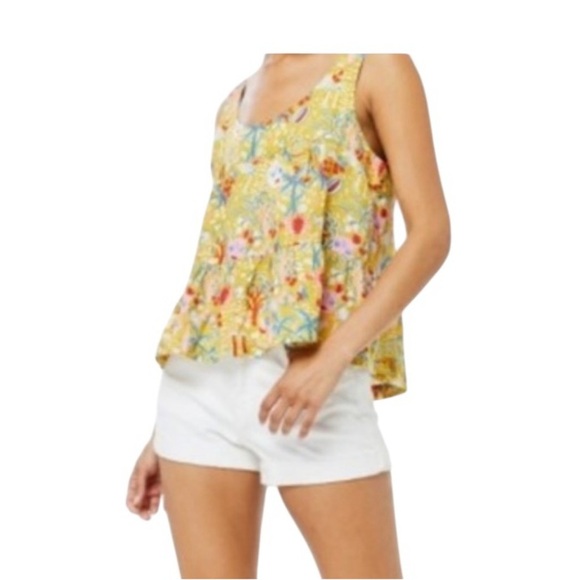 Roller Rabbit Tops - Roller Rabbit Bari Coley Linen Tank Top